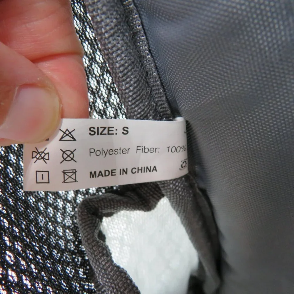 Pawaboo Pet Carrier Backpack Front Facing Dog Cat Size‎ Small Gray Mesh Travel